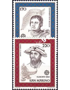 ST-MARIN, n° 1011 à 1012, collection timbres Europa