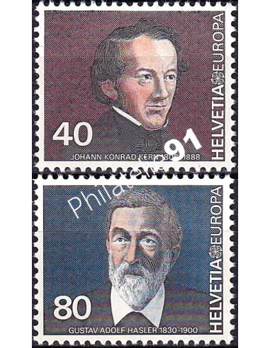 Suisse, n° 1104 à 1105, collection timbres Europe