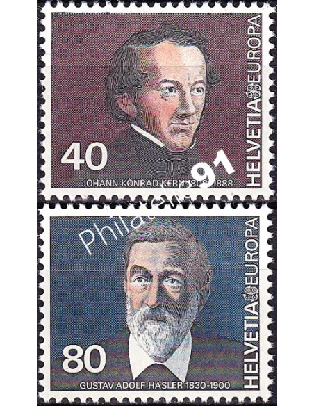 Suisse, n° 1104 à 1105, collection timbres Europe