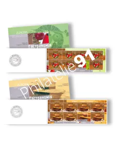 Biélorussie, carnets n° 528 et 529, collection timbres Europa