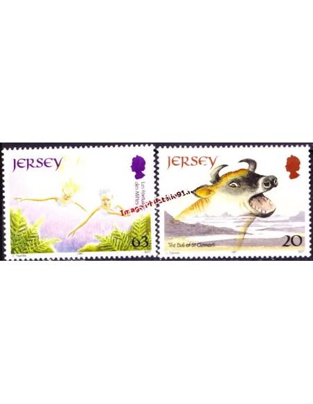 JERSEY - n°  779 - 780 - Contes et légendes