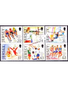 JERSEY - n°  781 à 786 - Island Games 97 - Jeux internationaux