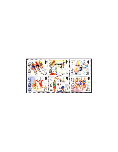 JERSEY - n°  781 à 786 - Island Games 97 - Jeux internationaux