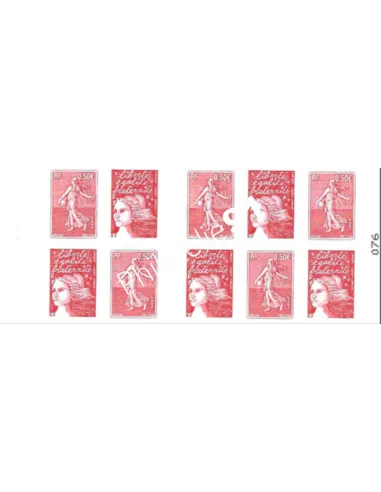 Carnet de timbres France n° 1511 Semeuse de Roty, Marianne 14 juillet