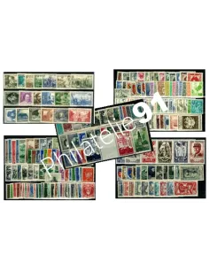 Année complète 1940 à 1944, France Neuve charnière, collection timbres France