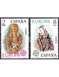 Espagne, n° 1829 à 1830, collection timbres Europa