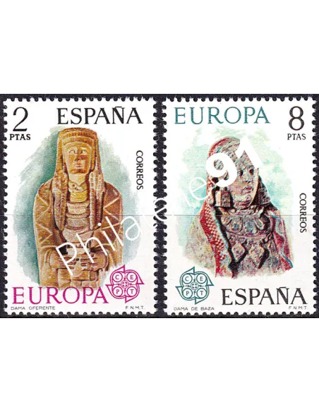 Espagne, n° 1829 à 1830, collection timbres Europa