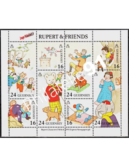 GUERNESEY - BF n° 23 ** - Rupert et ses amis