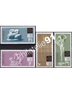MALTE, n° 488 à 491, collection timbres Europa