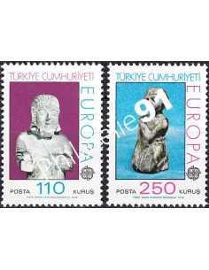 Turquie, n° 2089 à 2090, collection timbres Europa