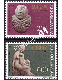 Yougoslavie, n° 1438 à 1439, collection timbres Europa