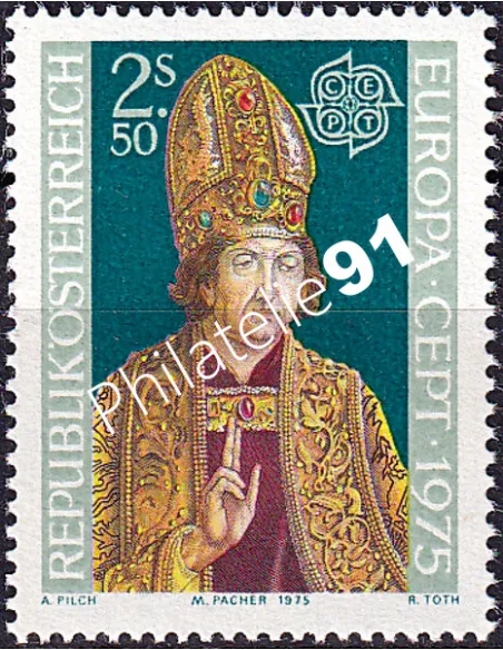 Autriche, n° 1316, collection timbres Europe