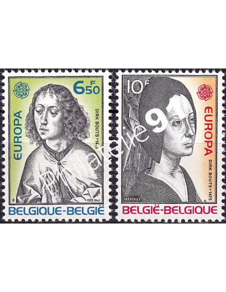 Belgique, Feuille n° 1757 à 1758, collection timbres Europa