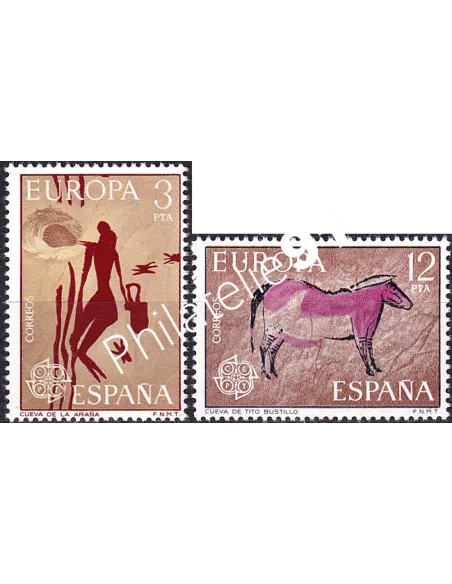 Espagne, n° 1903 à 1904, collection timbres Europa