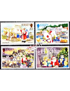 JERSEY - n°  799 à 802 - Noël