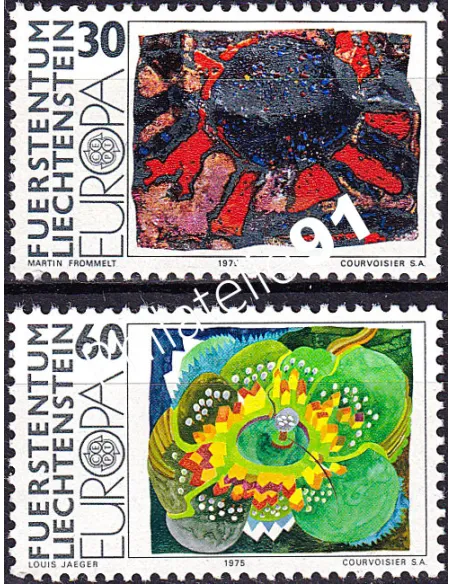 Liechtenstein, n° 566 à 567, collection timbres Europa