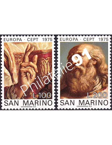 ST-MARIN, n° 891 à 892, collection timbres Europa
