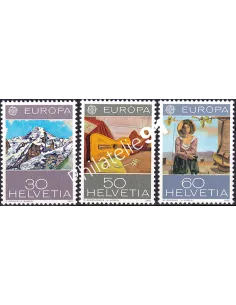 Suisse, n° 980 à 982, collection timbres Europa
