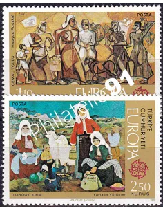 Turquie, n° 2123 à 2124, collection timbres Europa