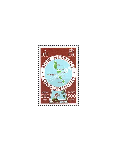 Nouvelles-Hébrides n° 520 neuf, timbres colonies francaises