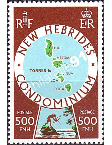 Nouvelles-Hébrides n° 520 neuf, timbres colonies francaises