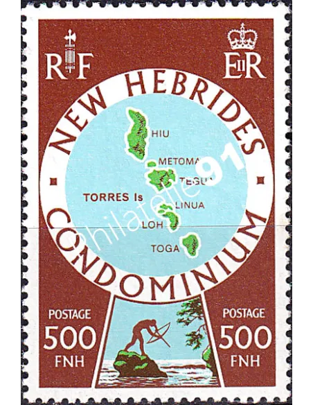 Nouvelles-Hébrides n° 520 neuf, timbres colonies francaises