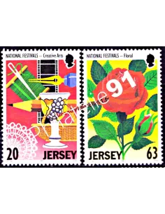 JERSEY - n°  814 - 815 - Festivals nationaux