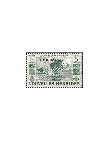 Nouvelles-Hébrides, timbre-taxe n° 26 charnière, colonies francaises