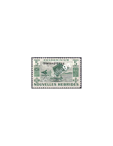 Nouvelles-Hébrides, timbre-taxe n° 26 charnière, colonies francaises
