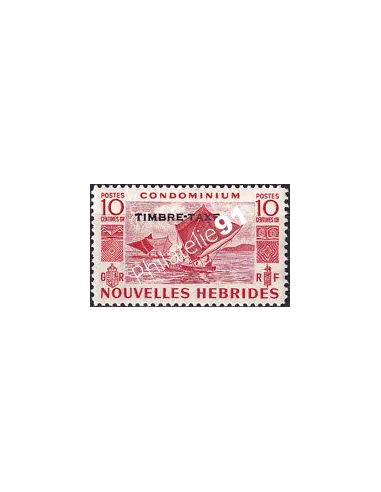 Nouvelles-Hébrides, timbre-taxe n° 27 charnière, colonies francaises