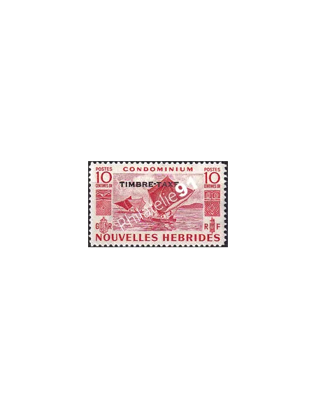 Nouvelles-Hébrides, timbre-taxe n° 27 charnière, colonies francaises