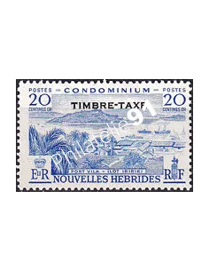 Nouvelles-Hébrides, timbre-taxe n° 38 neuf, colonies francaises