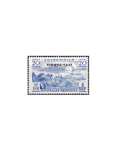 Nouvelles-Hébrides, timbre-taxe n° 38 neuf, colonies francaises