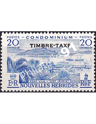 Nouvelles-Hébrides, timbre-taxe n° 38 neuf, colonies francaises