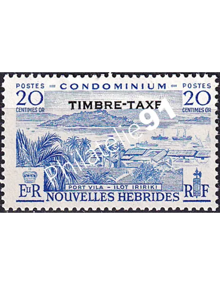 Nouvelles-Hébrides, timbre-taxe n° 38 neuf, colonies francaises