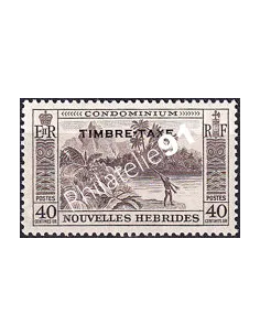 Nouvelles-Hébrides, timbre-taxe n° 39 charnière, colonies francaises