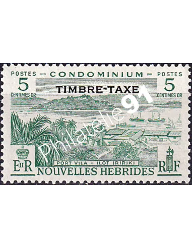 Nouvelles-Hébrides, timbre-taxe n° 36 charnière, colonies francaises
