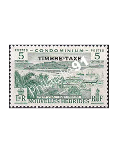 Nouvelles-Hébrides, timbre-taxe n° 36 charnière, colonies francaises