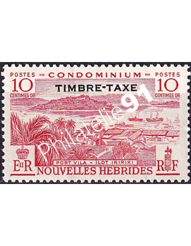 Nouvelles-Hébrides, timbre-taxe n° 37 neuf, colonies francaises
