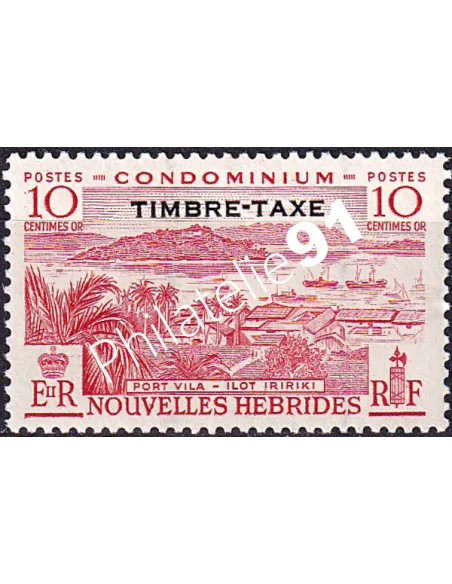 Nouvelles-Hébrides, timbre-taxe n° 37 neuf, colonies francaises