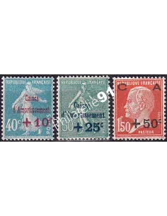 Timbres n° 246 à 248 neufs, collection timbres France