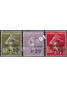 Timbres n° 275 à 277 neufs, collection timbres France