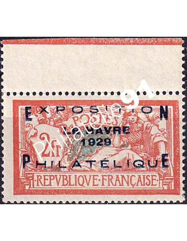 n° 257A neuf, avec bord interpanneaux, collection timbres France