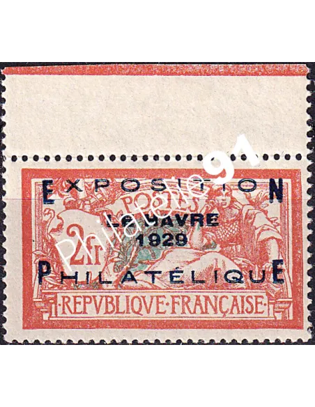 n° 257A neuf, avec bord interpanneaux, collection timbres France