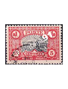 MAROC, Mazagan à Marrakech, n° 62 oblitéré, Timbres des colonies