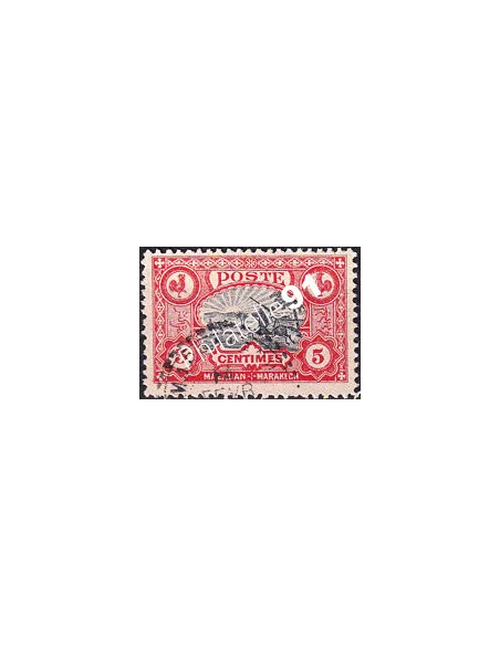 MAROC, Mazagan à Marrakech, n° 62 oblitéré, Timbres des colonies