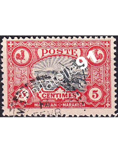 MAROC, Mazagan à Marrakech, n° 62 oblitéré, Timbres des colonies