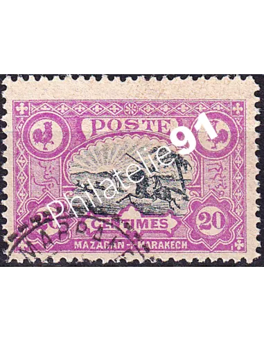 MAROC, Mazagan à Marrakech, n° 64 oblitéré, Timbres des colonies