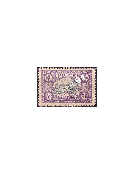 MAROC, Mazagan à Marrakech, n° 66 charnière, Timbres des colonies