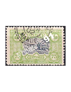 MAROC, Mazagan à Marrakech, n° 67 oblitéré, Timbres des colonies